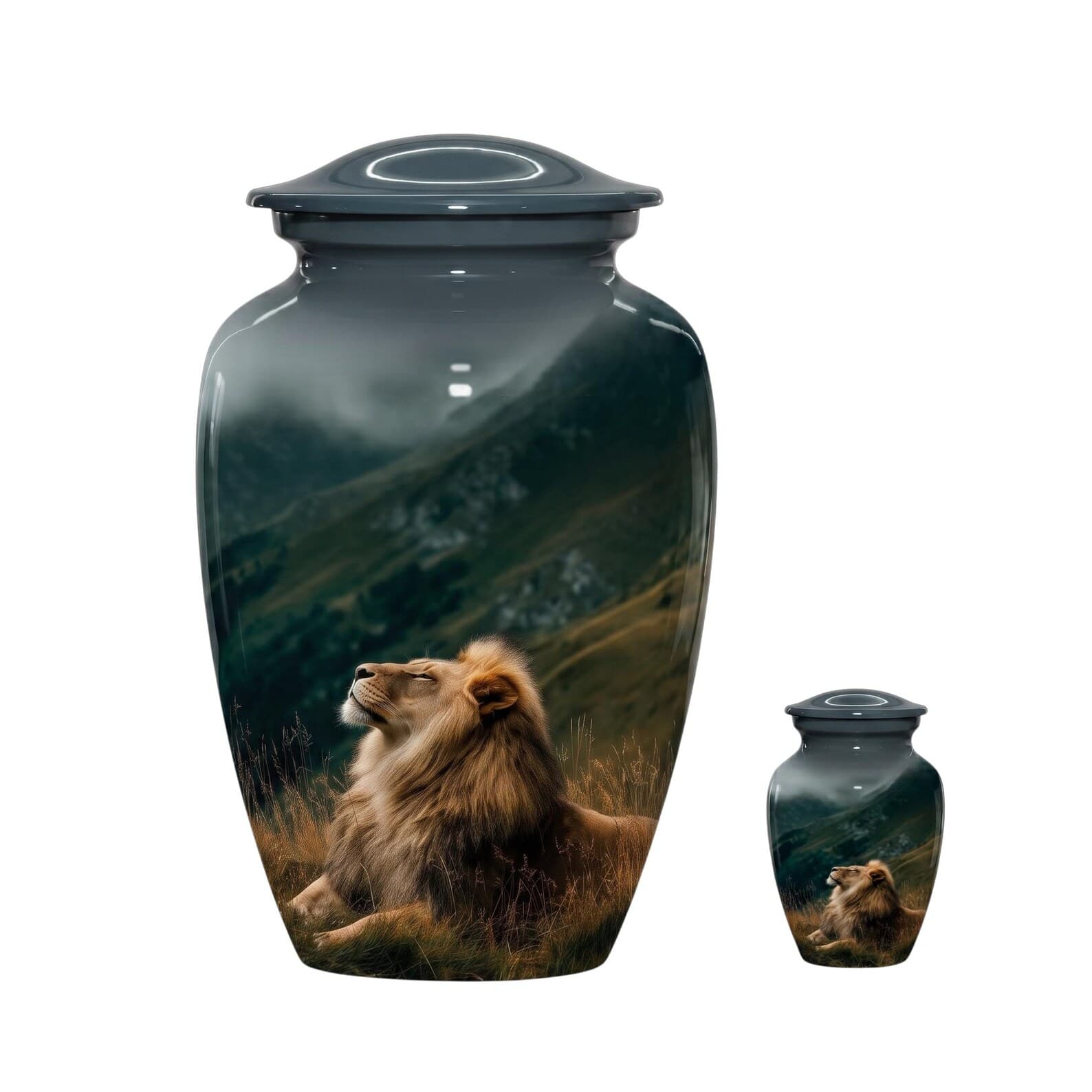 Majestic Lion Cremation Urn — photo 1